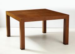 Havana Leather Dining Table France c 1960 70 - 2267420