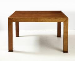 Havana Leather Dining Table France c 1960 70 - 2267432