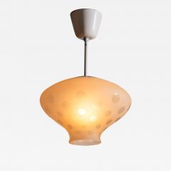 Havana Yellow Glass Pendant with Dot Decorations - 1926652