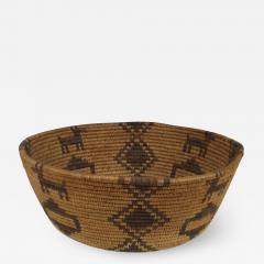 Havasupai figural coiled basket - 1666117