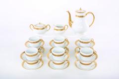 Haviland Limoges Gilt Porcelain Coffee Tea Service for 12 - 1949613