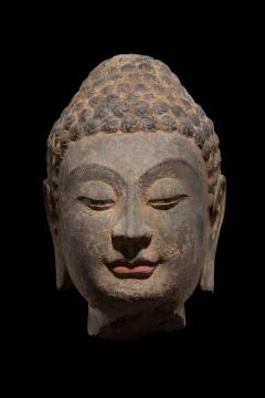 Head of Buddha Northern Qi Period - 2556207