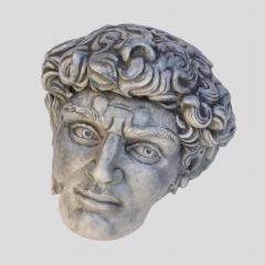 Head of David fiberglass sculpture - 4093047