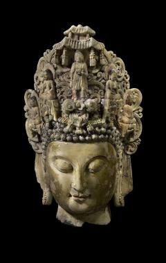 Head of Vairocana Buddha Song Dynasty - 2556244