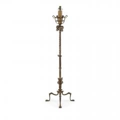 Heavy Fine Forged Iron Floor Lamp - 2438907