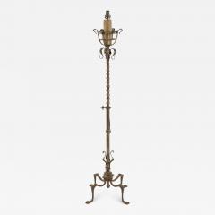 Heavy Fine Forged Iron Floor Lamp - 2440594