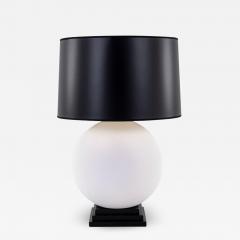 Heavy Round Plaster Table Lamp - 2010340