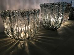 Heavy Textured Murano Glass Side Table - 869923