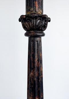 Heavy Traditional Spanish Colonial Revival Style Floor Lamps Pair - 4432383