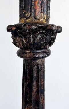 Heavy Traditional Spanish Colonial Revival Style Floor Lamps Pair - 4432386