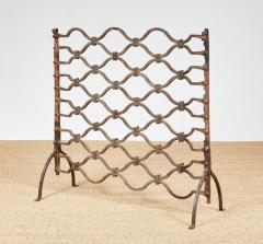 Heavy Wrought Iron Medieval Fireplace Guard - 4445402