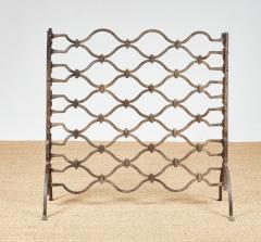 Heavy Wrought Iron Medieval Fireplace Guard - 4445409