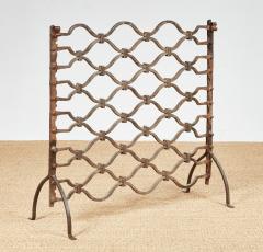 Heavy Wrought Iron Medieval Fireplace Guard - 4445410