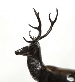 Heinrich Karl Scholz Heinrich Karl Scholz Austria 1880 1937 A Fine Patinated Bronze Group of Deer - 2137921