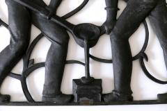 Heinrich Moshage Cast Iron Art Deco Wall Relief Unsere Arbeit by Heinrich Moshage 1929 Germany - 4210260