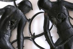 Heinrich Moshage Cast Iron Art Deco Wall Relief Unsere Arbeit by Heinrich Moshage 1929 Germany - 4210261