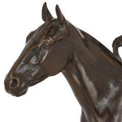 Heinrich Splieth Bronze equestrian rider by Heinrich Splieth - 3743883