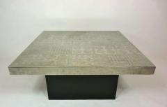 Heinz Lilienthal Etched Metal Coffee Table by Heinz Lilienthal - 388063