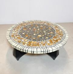 Heinz Lilienthal Mid Century Modern Mosaic Topped Coffee Table by Heinz Lilienthal - 2976454