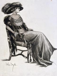 Helen Dryden Vogue Magazine Illustration Turn of the Century Woman Illustrator 1910 - 3951267