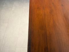 Helen Hobey American Modern Walnut and Bronze Credenza Helen Hobey for Baker 1950s - 4605025