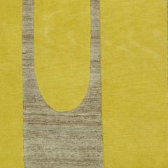 Helena Rohner Helena Rohner Rectangular Wool And Jute Lemon Popsycle Carpet India - 1222842