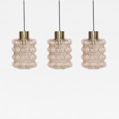 Helena Tynell 1 of 3 Bubble Glass Pendant lights by Helena Tynell for Glash tte Limburg - 534490