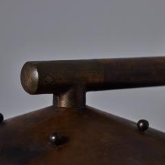 Helena Tynell 1960s Helena Tynell Amber Glass and Copper Outdoor Wall Lamp - 4388381