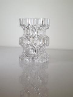 Helena Tynell Helena Tynell Brokadi Art Glass Vase Riihim en lasi Oy 1970s - 3956342