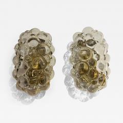 Helena Tynell Pair of 1960s Austrian Helena Tynell Bubble Glass Wall Lamps - 3292251