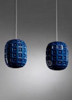Helena Tynell Pair of Helena Tynell pendants for Flygsfors - 4746496