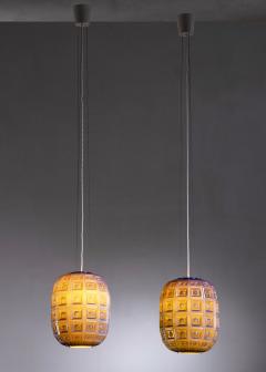 Helena Tynell Pair of Helena Tynell pendants for Flygsfors - 4746497