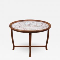 Helge Johansson Saloon Table by Helge Johansson Signed 1918 NK Attributed - 1333775