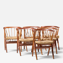 Helge Sibast Helge Sibast No 8 Mid Century Swedish Teak Chairs Set of 6 - 4714505