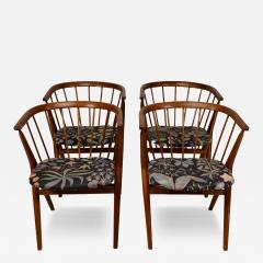 Helge Sibast Helge Sibast Sibast Furniture Set of Four Danish No 8 Teak Cantilever Armchairs - 4186653