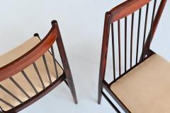 Helge Sibast Helge Sibast model 422 dining chairs in rosewood Denmark 1960 - 3697364
