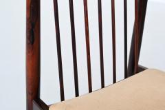 Helge Sibast Helge Sibast model 422 dining chairs in rosewood Denmark 1960 - 3713475