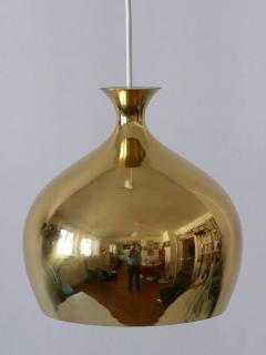 Helge Zimdal Elegant Brass Pendant Lamp L ken by Helge Zimdal for Falkenbergs Sweden 1960s - 3886321