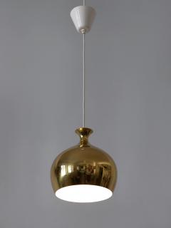 Helge Zimdal Elegant Brass Pendant Lamp L ken by Helge Zimdal for Falkenbergs Sweden 1960s - 3886324