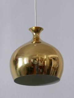 Helge Zimdal Elegant Brass Pendant Lamp L ken by Helge Zimdal for Falkenbergs Sweden 1960s - 3886325