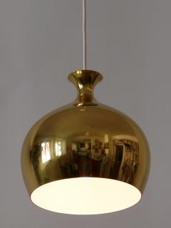 Helge Zimdal Elegant Brass Pendant Lamp L ken by Helge Zimdal for Falkenbergs Sweden 1960s - 3886327