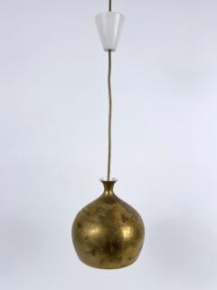 Helge Zimdal Elegant Brass Pendant Lamp L ken by Helge Zimdal for Falkenbergs Sweden 1960s - 4541140