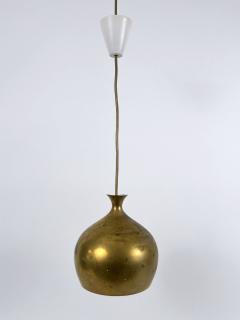 Helge Zimdal Elegant Brass Pendant Lamp L ken by Helge Zimdal for Falkenbergs Sweden 1960s - 4541141