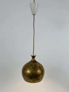 Helge Zimdal Elegant Brass Pendant Lamp L ken by Helge Zimdal for Falkenbergs Sweden 1960s - 4541142