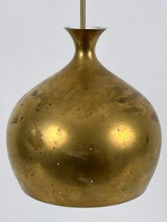 Helge Zimdal Elegant Brass Pendant Lamp L ken by Helge Zimdal for Falkenbergs Sweden 1960s - 4541144