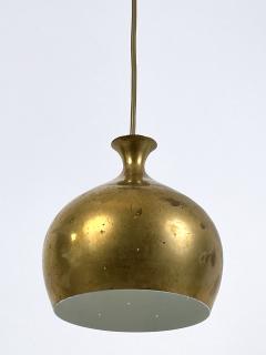 Helge Zimdal Elegant Brass Pendant Lamp L ken by Helge Zimdal for Falkenbergs Sweden 1960s - 4541146