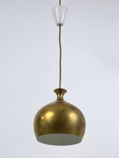 Helge Zimdal Elegant Brass Pendant Lamp L ken by Helge Zimdal for Falkenbergs Sweden 1960s - 4541147