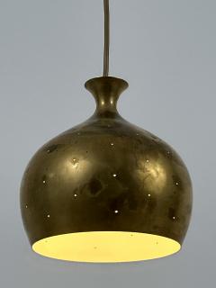 Helge Zimdal Elegant Brass Pendant Lamp L ken by Helge Zimdal for Falkenbergs Sweden 1960s - 4541148