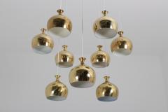 Helge Zimdal Helge Zimdal the Onion Midcentury Swedish Chandelier - 803142