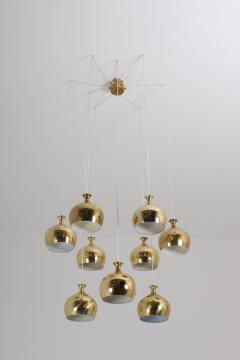 Helge Zimdal Helge Zimdal the Onion Midcentury Swedish Chandelier - 803143